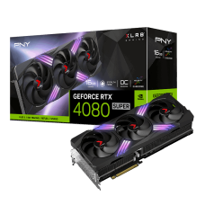 PNY GeForce RTX 4080 SUPER 16GB XLR8 Gaming VERTO EPIC-X RGB Overclocked Triple Fan Graphics Card